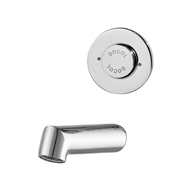 Torneira para banheiro de parede antivandalismo 85mm Ciclo Fixo PressMatic