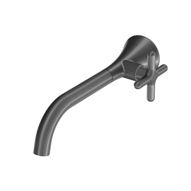 Torneira para banheiro de parede 230 Liss grafite escovado