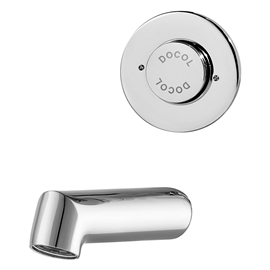 Torneira para banheiro de parede antivandalismo 135mm Ciclo Fixo PressMatic