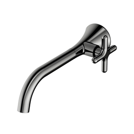 Torneira para banheiro de parede 230 Liss grafite polido