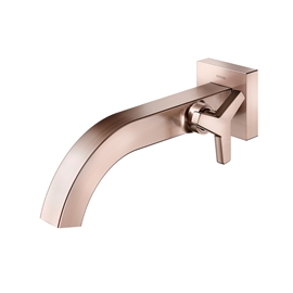 Torneira de parede para lavatório DocolCity cobre escovado