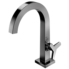 Torneira de mesa para lavatório DocolCity grafite polido