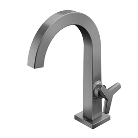 Torneira de mesa para lavatório DocolCity grafite escovado