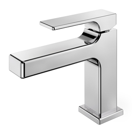 Torneira bica baixa de mesa para lavatório Edge cromado