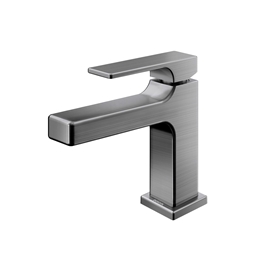 Torneira bica baixa de mesa para lavatório Edge grafite escovado