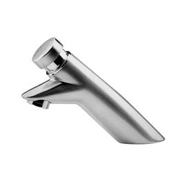 Torneira para banheiro PressMatic inox escovado