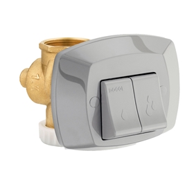 Válvula de descarga 1.1/2" com acabamento Clássica Salvágua cinza-pérola