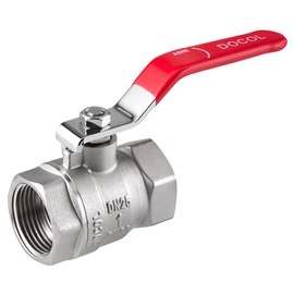 Válvula de esfera com alavanca 1" vermelha