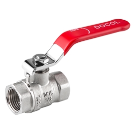 Válvula de esfera com alavanca 1/2" vermelha
