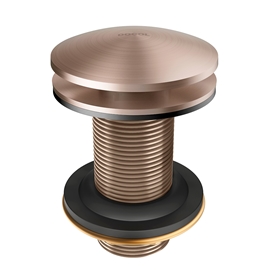 Válvula de saída d'água Click Clack cobre escovado