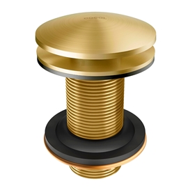 Válvula de saída d'água Click Clack ouro escovado