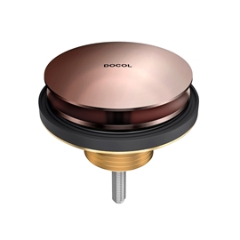 Válvula de saída d'água oculta 7/8 cobre polido