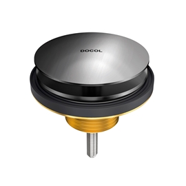 Válvula de saída d'água oculta 7/8 grafite polido