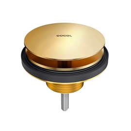 Válvula de saída d'água oculta 7/8 ouro polido