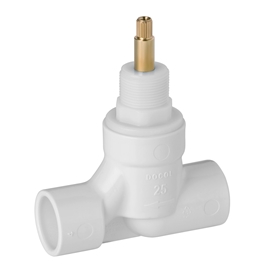 Registro de pressão basetec pvc acionamento 1/2 volta - 25mm DocolBase