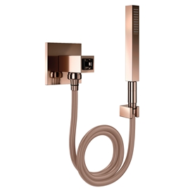 Desviador chuveiro Square 1/2" cobre polido