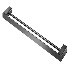 Porta-toalhas bastão 676 mm DocolFlat grafite polido