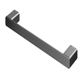 Porta-toalhas de rosto 376 mm DocolFlat grafite escovado