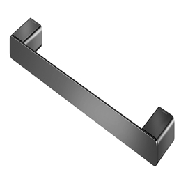 Porta-toalhas de rosto 376 mm DocolFlat grafite polido