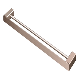Porta-toalhas duplo 676 mm DocolFlat cobre escovado