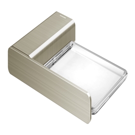 Saboneteira de parede DocolFlat níquel escovado