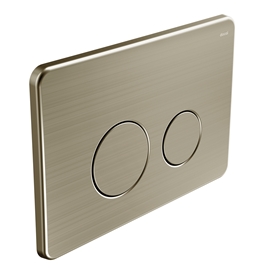 Acabamento para Caixa de Descarga Embutida Salvágua Níquel Escovado