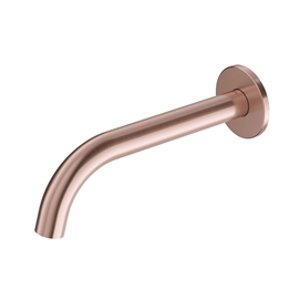 Pico para baño de pared 230 Mix&Match cobre cepillado
