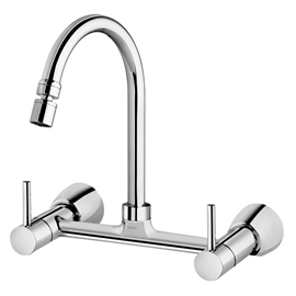 Mezclador para cocina de pared 1/2" y 3/4" Uno