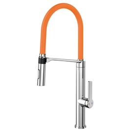 Monocomando para cocina Doc naranja
