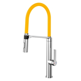 Monocomando para cocina Doc amarillo