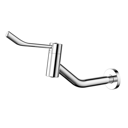 GRIFO PARA LAVATORIO DE PARED CON PALANCA - NUEVA BENEFIT - CHROME