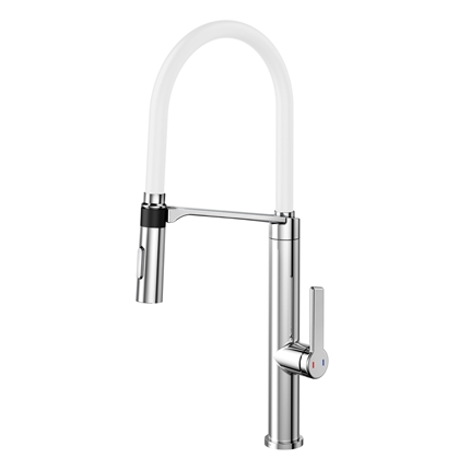White Doc kitchen mixer faucet